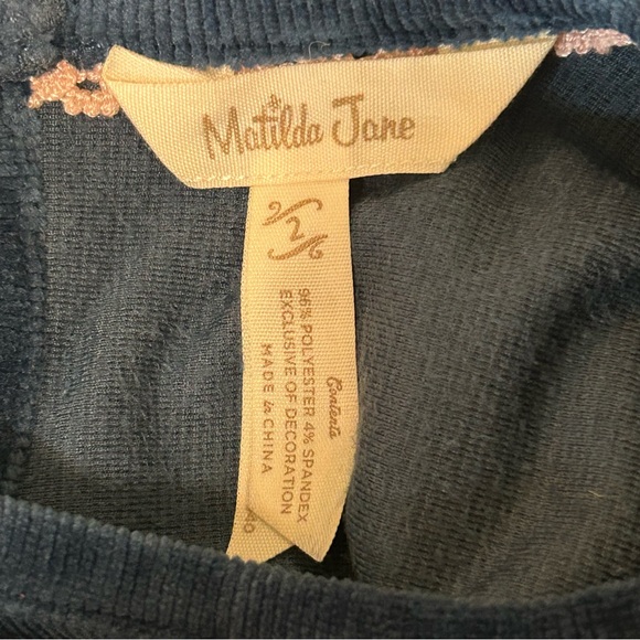 Sz2 Matilda Jane Ribbed Velour Dress - Picture 5 of 6